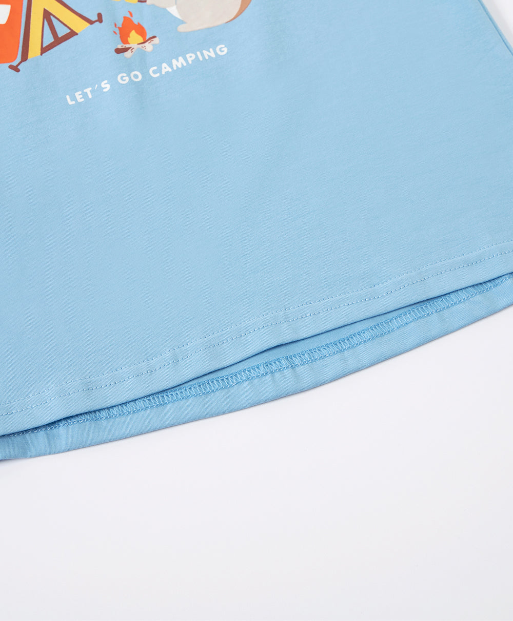Youth Camping Pajama Set