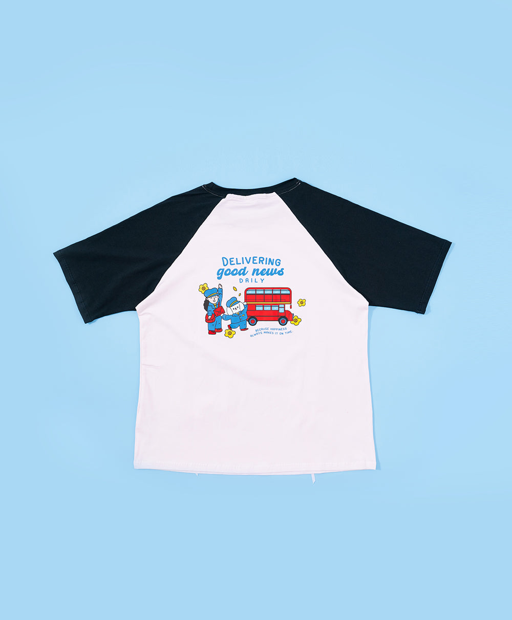 3/4 Sleeves Top with Ribbon and Shorts Sleep Set