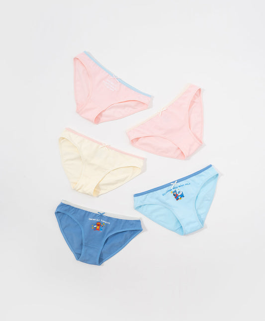 5-pack Low Waist Mini Graphic Panties