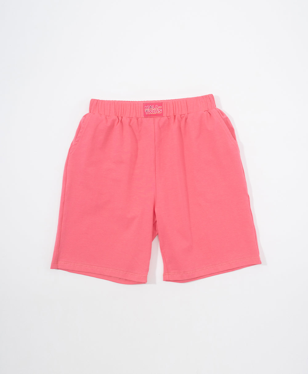 Girls' Pink Top and Shorts Pajama Set