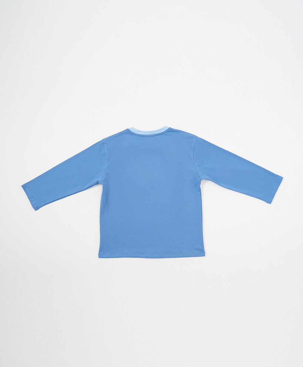 Children's Bedtime Bubble Bath  Long Sleeve T-shirt and Pants Sleep Set
