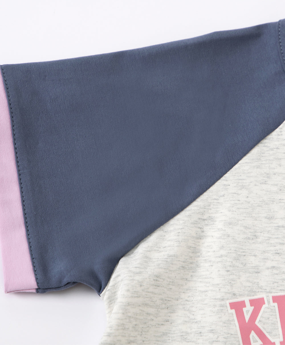 Girls' blue pajama set