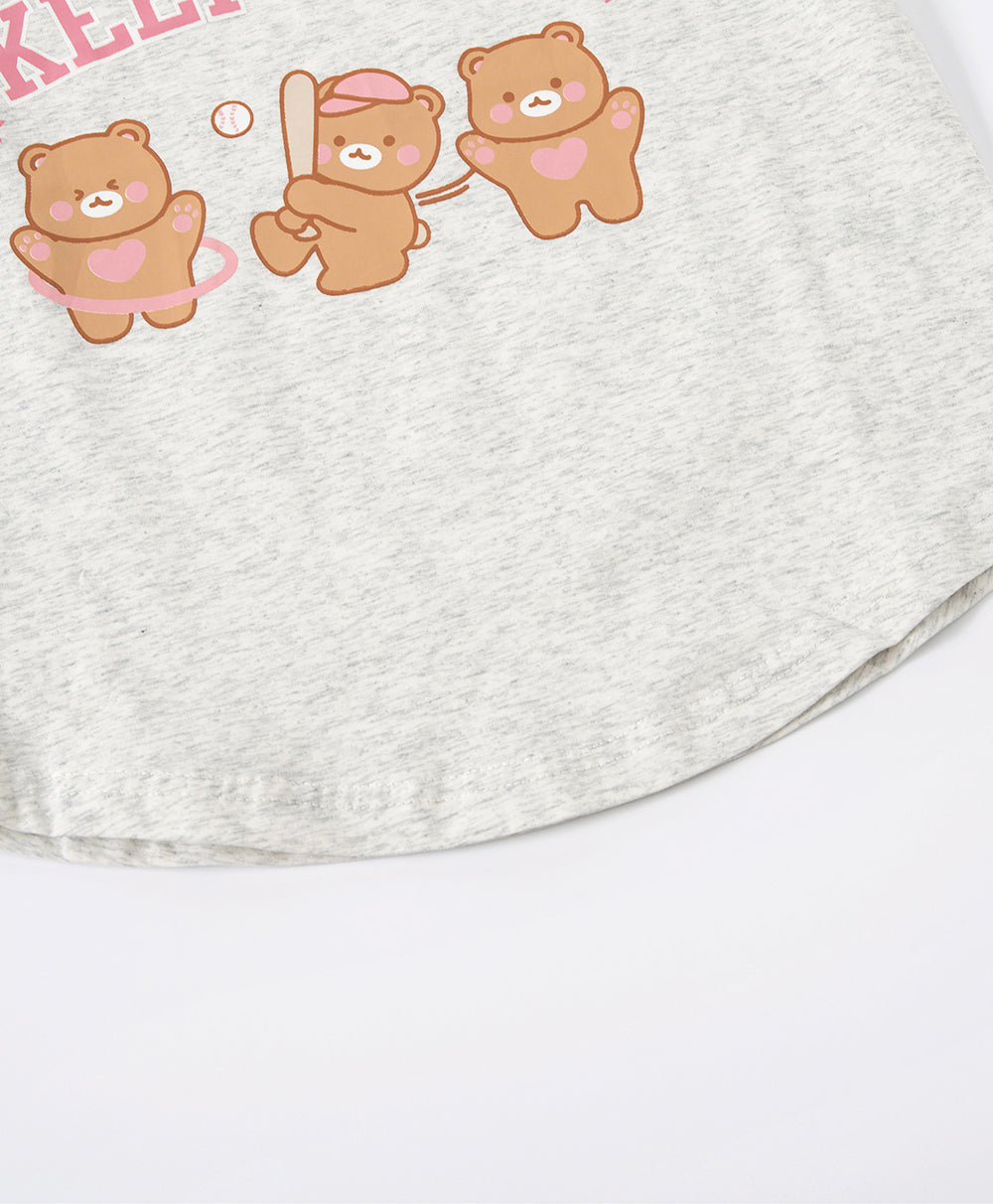 Girls' blue pajama set