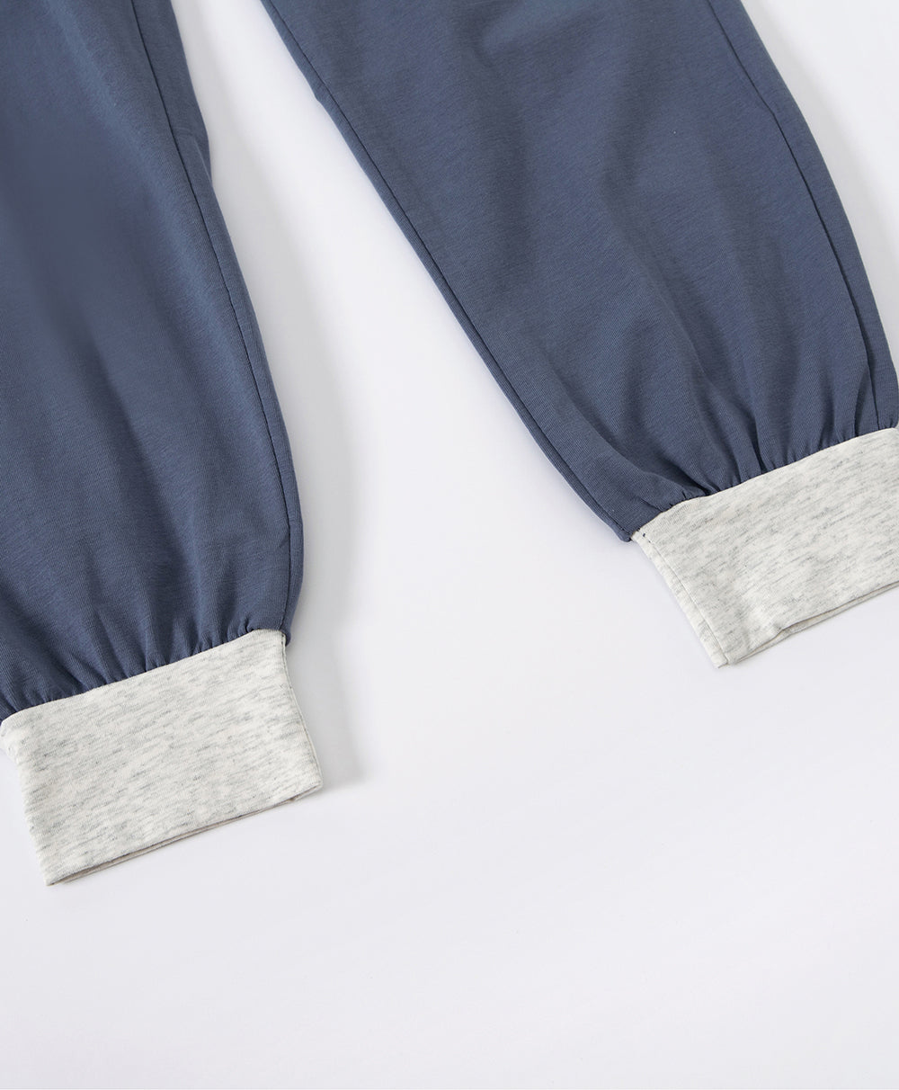 Girls' blue pajama set