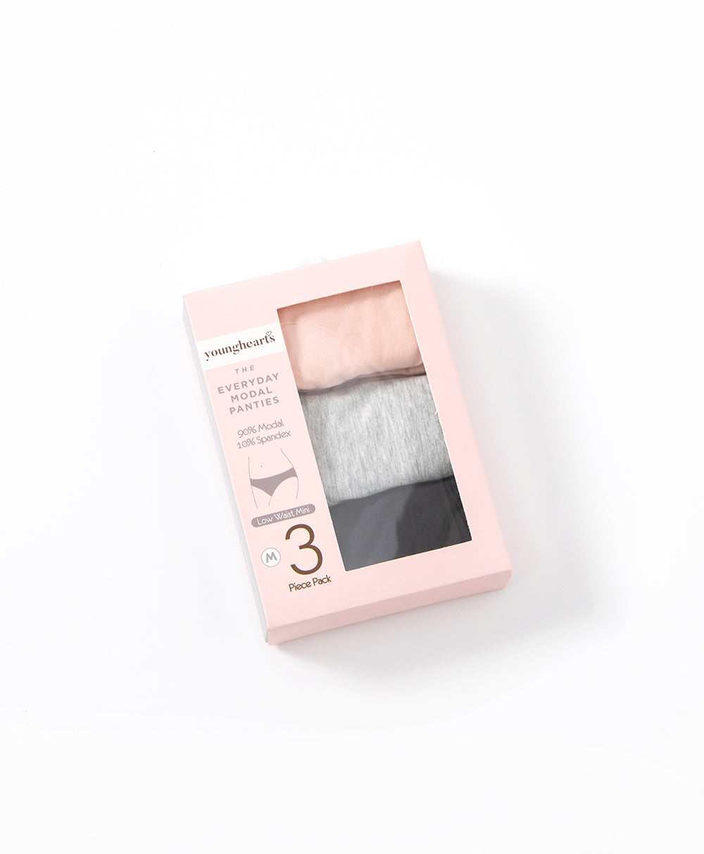 Modal three-pack mini briefs