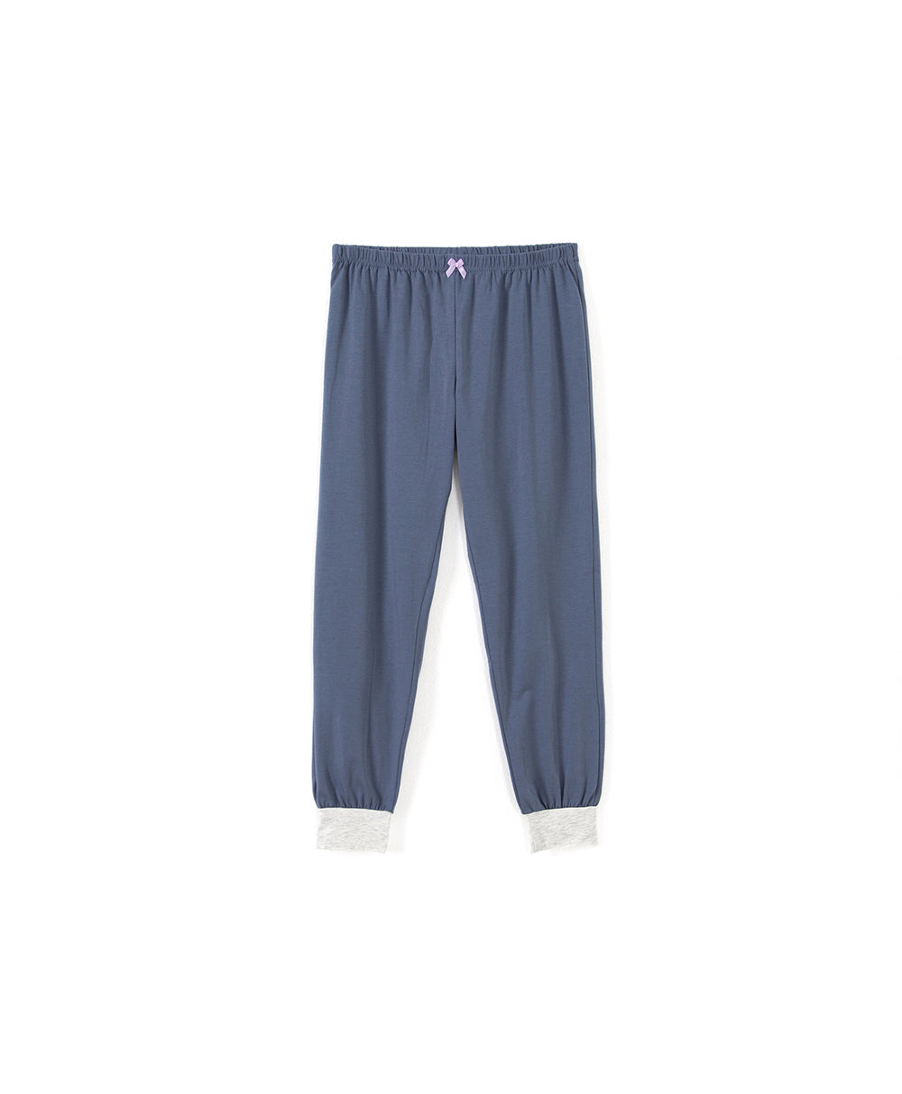 Girls' blue pajama set