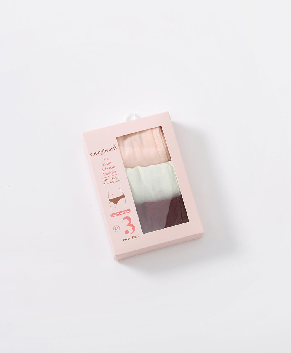 3pcs Modal Mini Pack Panties