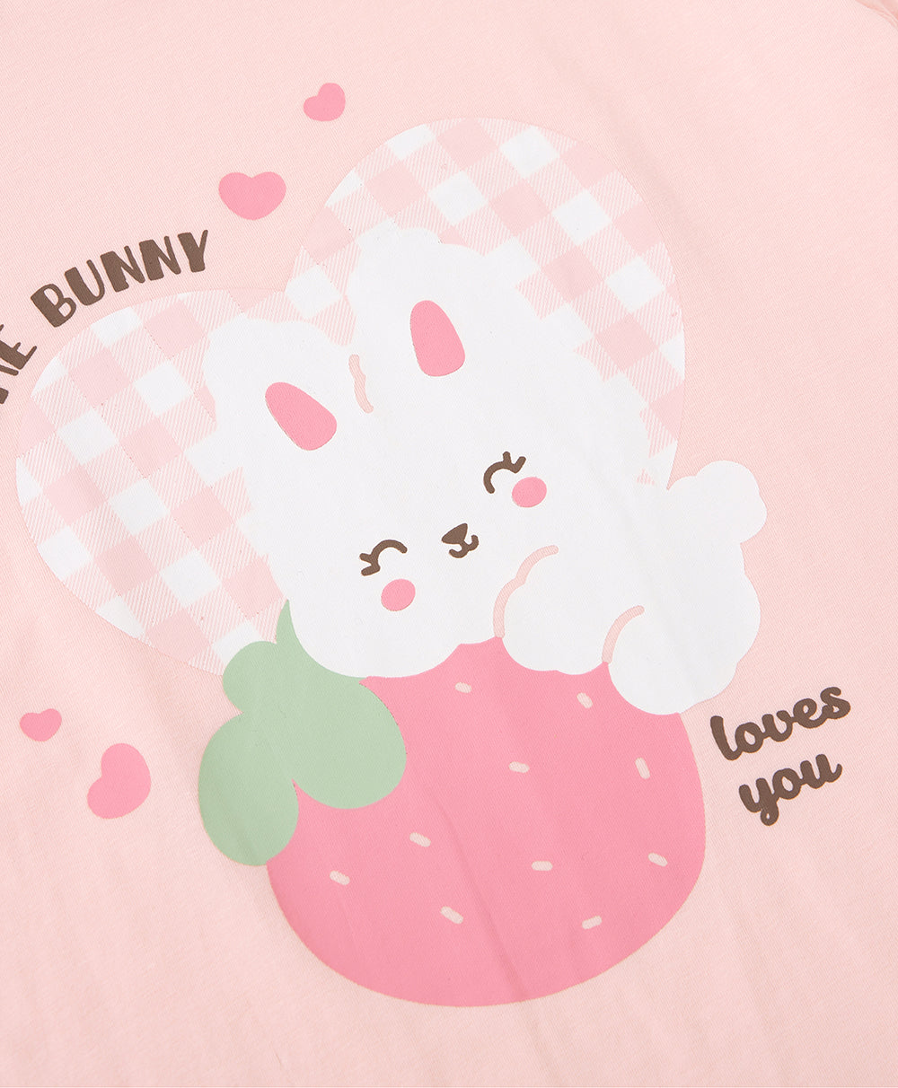 Teen Plaid Bunny Girls Nightdress