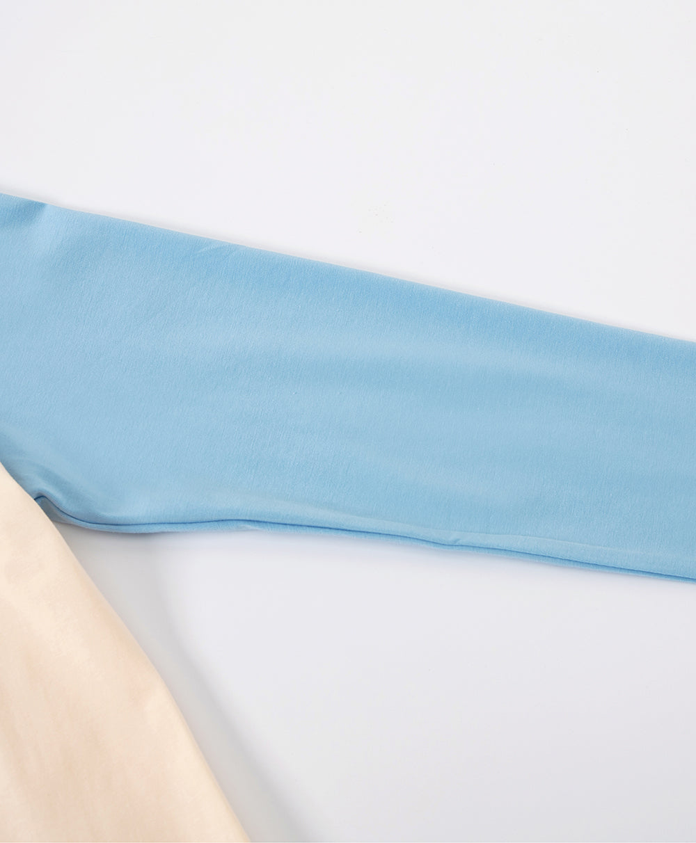 Youth-style patchwork nightdress