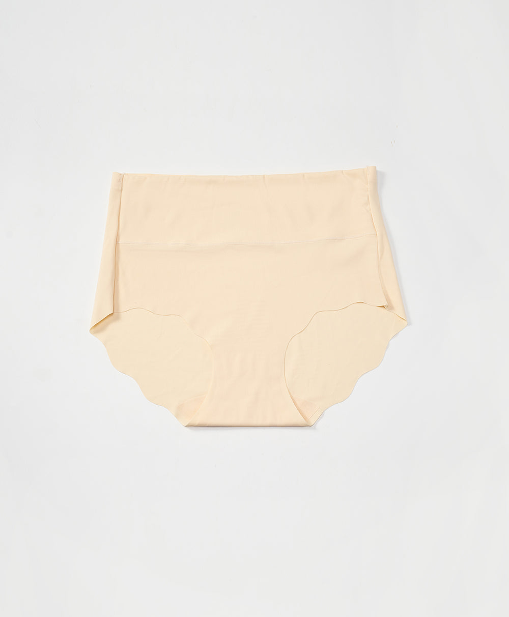 Seamless mid-length briefs